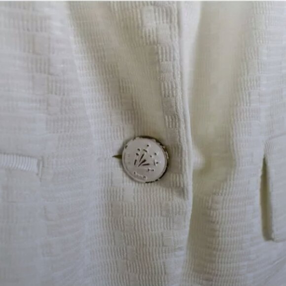 RAG & BONE White Ines Blazerstyle Racerback Vest xs - Picture 7 of 9